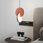 Pendant Lamp | Asymmetrical Aluminum Discs | Integrated Warm LED