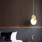 Pendant Lamp | Asymmetrical Aluminum Discs | Integrated Warm LED