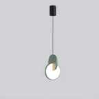 Pendant Lamp | Asymmetrical Aluminum Discs | Integrated Warm LED