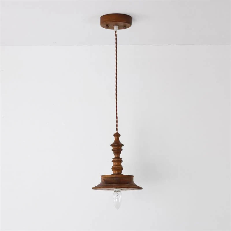 Pendant Lamp | Wooden Minimalist & E26/E27 Socket | Models A-F