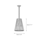 Pendant Lamp | Wooden Shade & Iron Body | Ø 32 cm