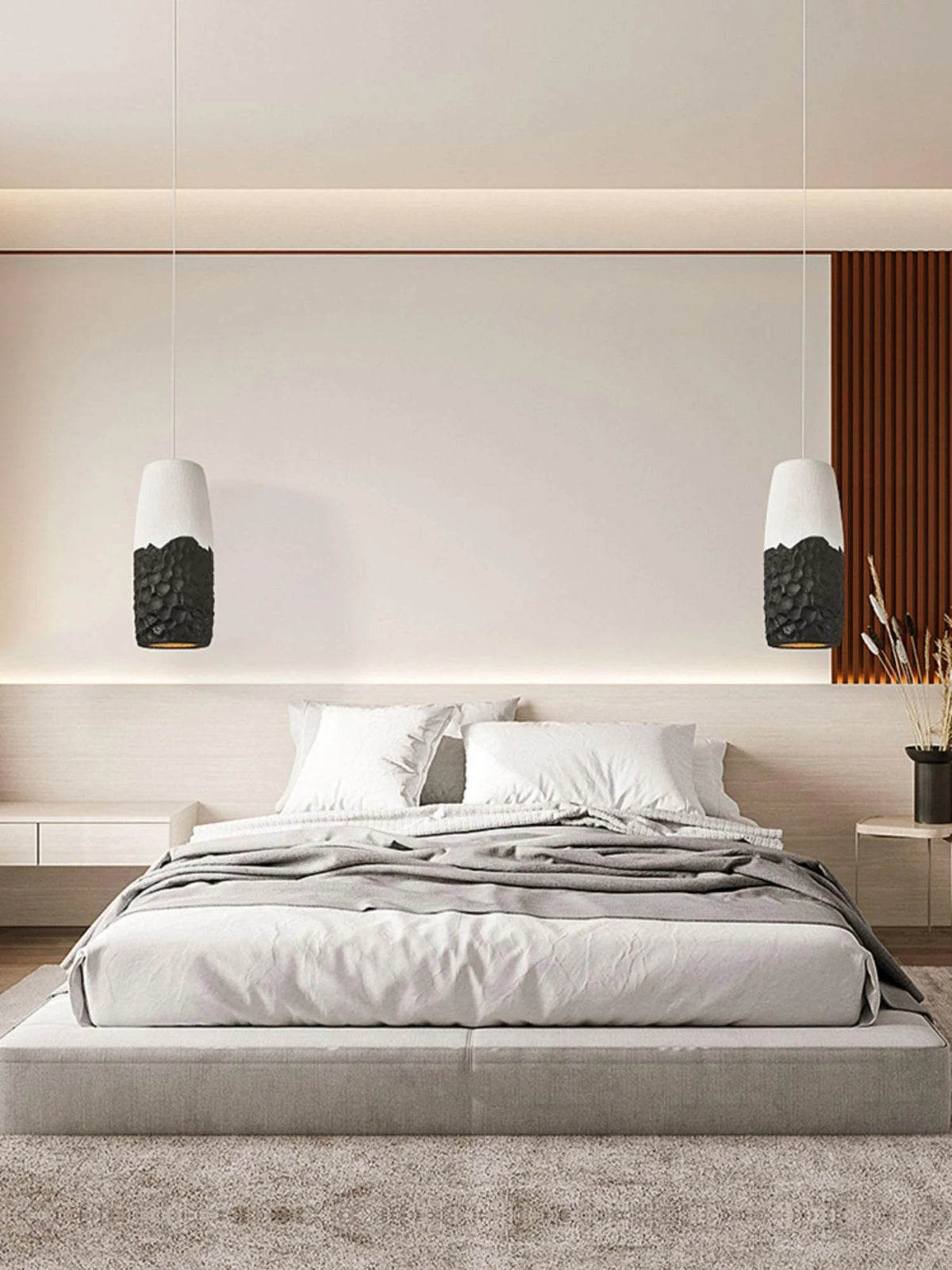 Pendant Light | Acorn-Shaped LED Compatible & Adjustable Cable | 20 cm Diameter