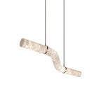 Pendant Light | Alabaster Shade & Integrated LED | 120/150 cm