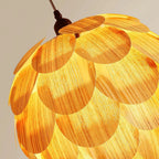 Pendant Light | Ash Wood Pinecone Design | 38 cm Diameter