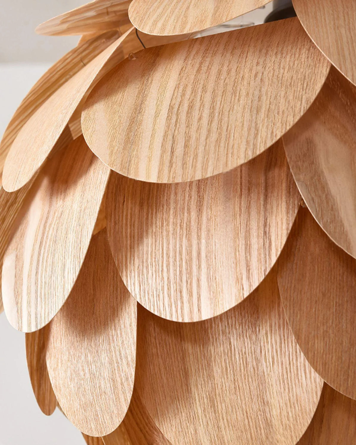 Pendant Light | Ash Wood Pinecone Design | 38 cm Diameter