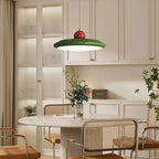 Pendant Light | Bauhaus-Inspired Glossy Dome | Integrated LED