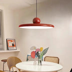 Pendant Light | Bauhaus-Inspired Glossy Dome | Integrated LED