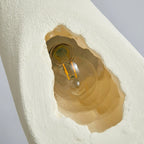 Pendant Light | Beige Polystyrene & E26/E27 Socket | 18 cm Diameter