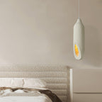 Pendant Light | Beige Polystyrene & E26/E27 Socket | 18 cm Diameter