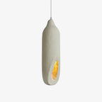 Pendant Light | Beige Polystyrene & E26/E27 Socket | 18 cm Diameter