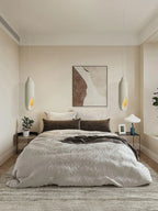 Pendant Light | Beige Polystyrene & E26/E27 Socket | 18 cm Diameter