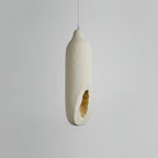 Pendant Light | Beige Polystyrene & E26/E27 Socket | 18 cm Diameter