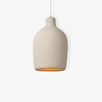Pendant Light | Beige Shade & Metal Frame | 140 cm Adjustable Cable