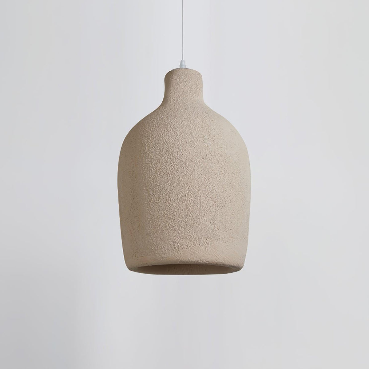 Pendant Light | Beige Shade & Metal Frame | 140 cm Adjustable Cable