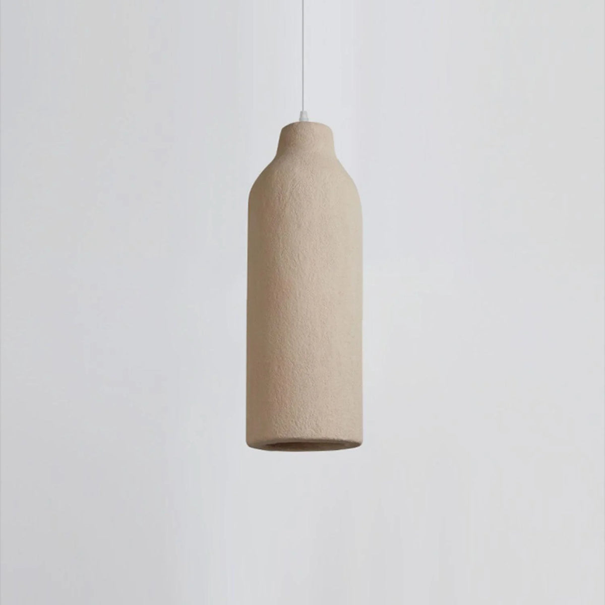 Pendant Light | Beige Shade & Metal Frame | 140 cm Adjustable Cable
