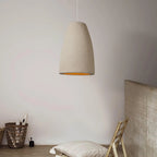 Pendant Light | Beige Shade & Metal Frame | 140 cm Adjustable Cable