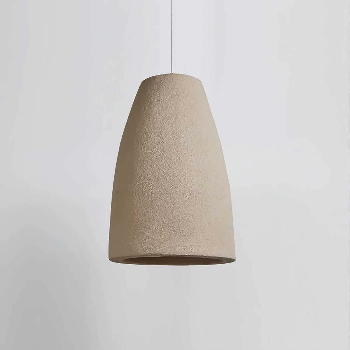 Pendant Light | Beige Shade & Metal Frame | 140 cm Adjustable Cable