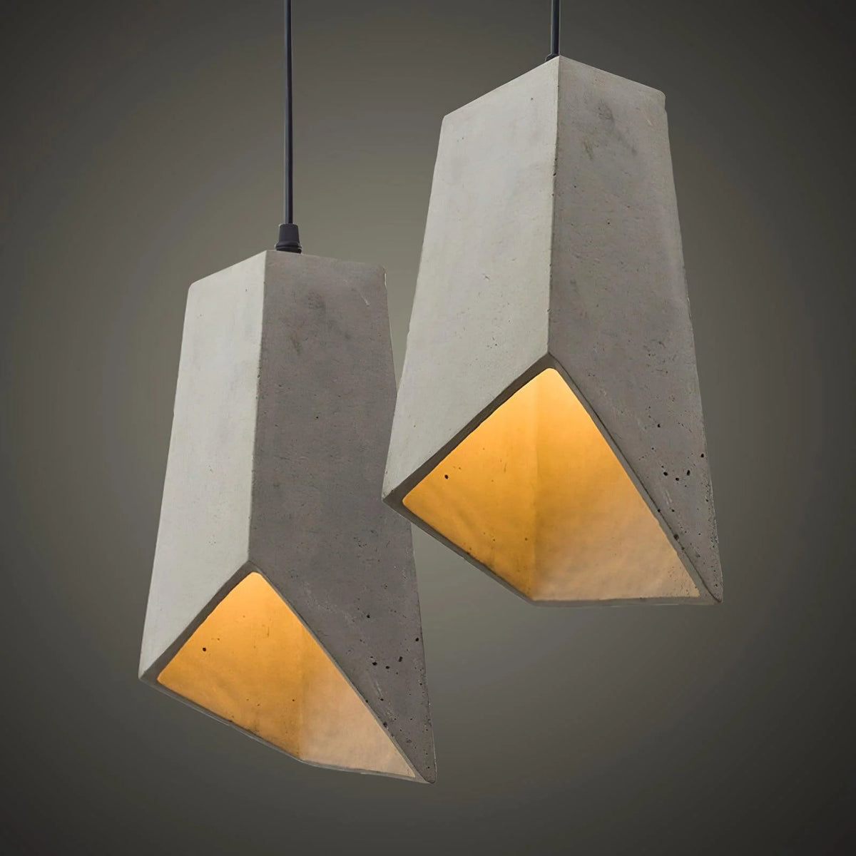 Pendant Light | Cement Shade & E26/E27 Socket | Multiple Sizes