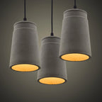 Pendant Light | Cement Shade & E26/E27 Socket | Multiple Sizes