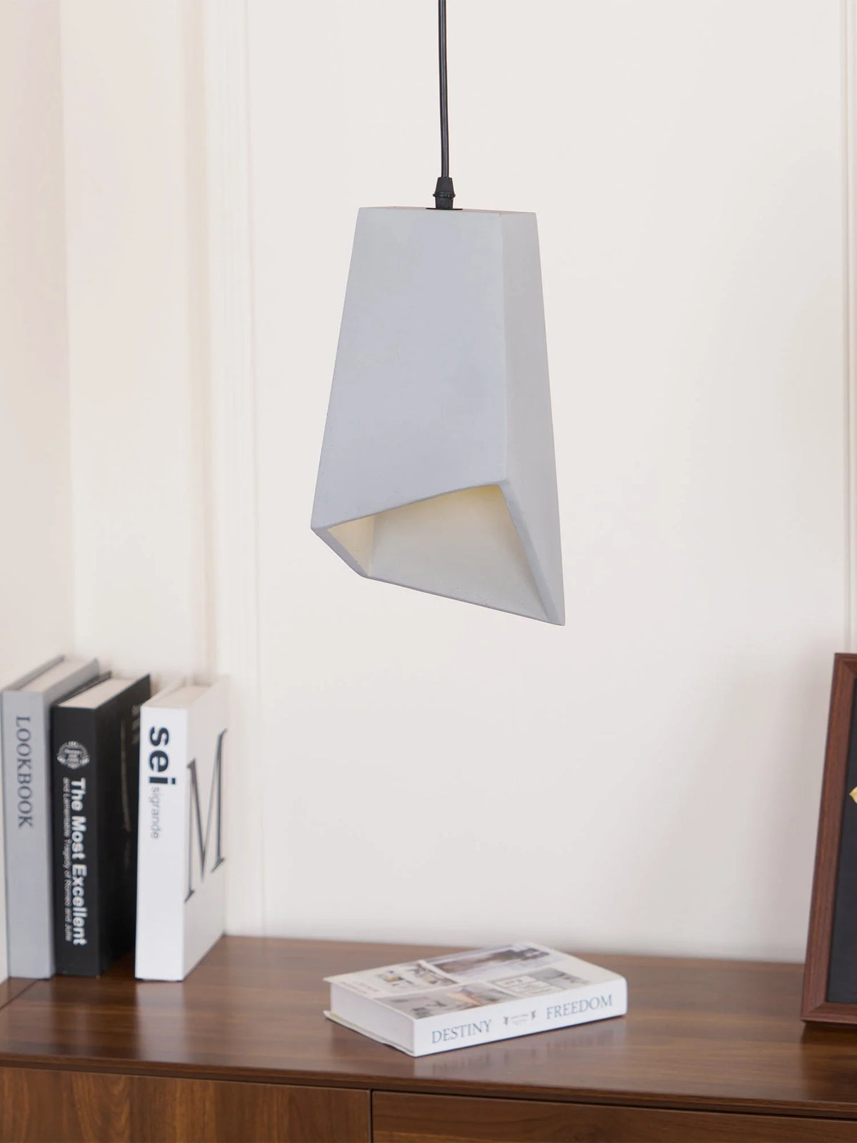 Pendant Light | Cement Shade & E26/E27 Socket | Multiple Sizes
