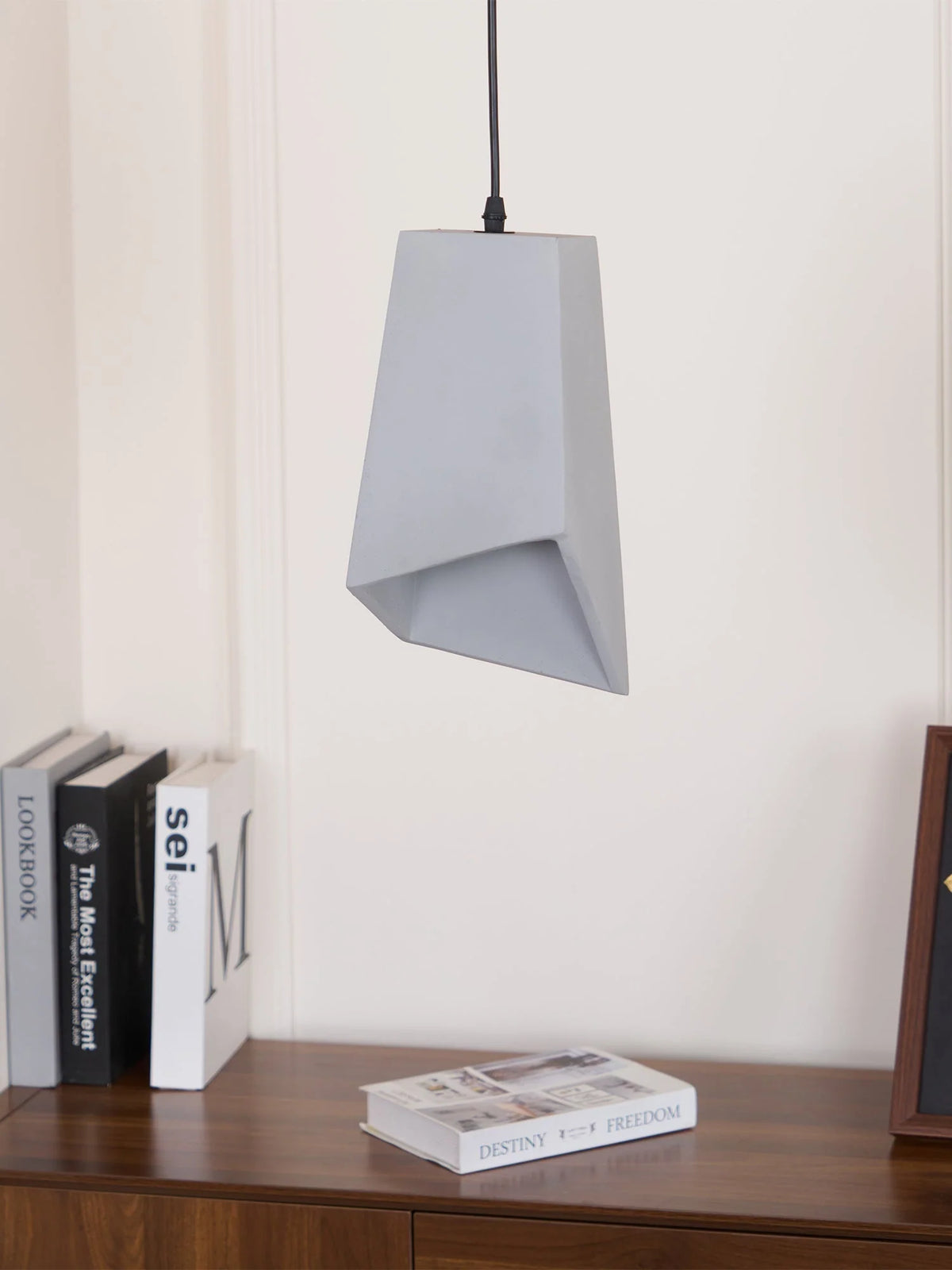 Pendant Light | Cement Shade & E26/E27 Socket | Multiple Sizes