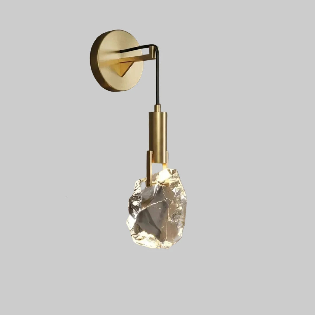 Pendant Light | Crystal & Polished Copper | Includes GU10 Bulb