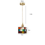 Pendant Light | Geometric Copper Glass | 120 cm Adjustable Chain