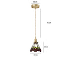 Pendant Light | Geometric Copper Glass | 120 cm Adjustable Chain