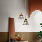 Pendant Light | Geometric Copper Glass | 120 cm Adjustable Chain