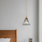 Pendant Light | Geometric Copper Glass | 120 cm Adjustable Chain
