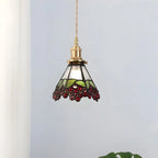 Pendant Light | Geometric Copper Glass | 120 cm Adjustable Chain