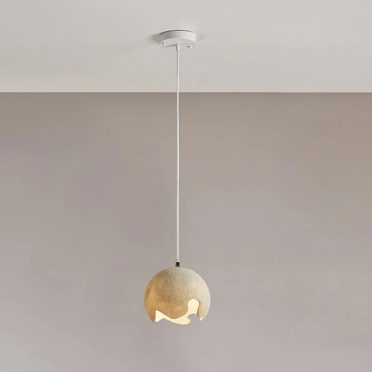 Pendant Light | Geometric Resin Shade & Metal Fitting | Diameter 20/30/40 cm