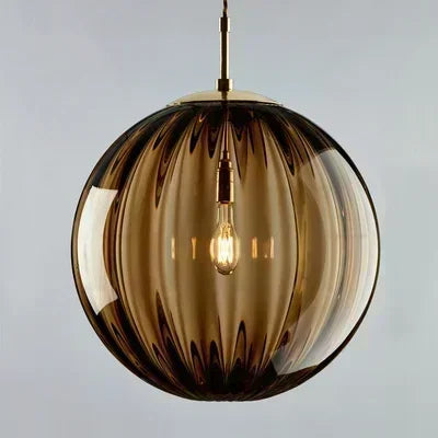 Pendant Light | Glass Globe & Energy-Efficient LED