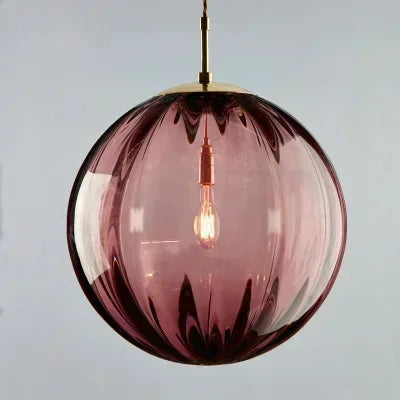 Pendant Light | Glass Globe & Energy-Efficient LED
