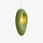 Pendant Light | Green Molded Polystyrene & E26/E27 Socket | 29 cm Diameter