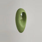 Pendant Light | Green Molded Polystyrene & E26/E27 Socket | 29 cm Diameter