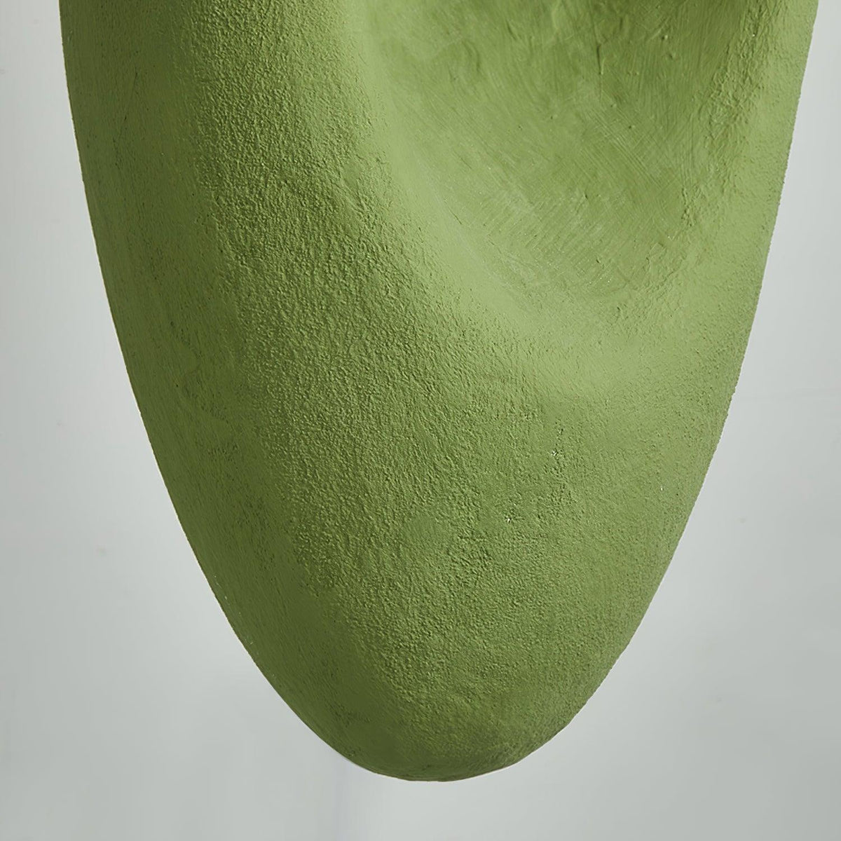 Pendant Light | Green Molded Polystyrene & E26/E27 Socket | 29 cm Diameter