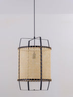 Pendant Light | Handwoven Rattan & Bamboo Shade | 40 cm Diameter
