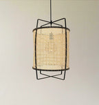Pendant Light | Handwoven Rattan & Bamboo Shade | 40 cm Diameter