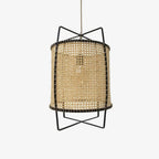 Pendant Light | Handwoven Rattan & Bamboo Shade | 40 cm Diameter