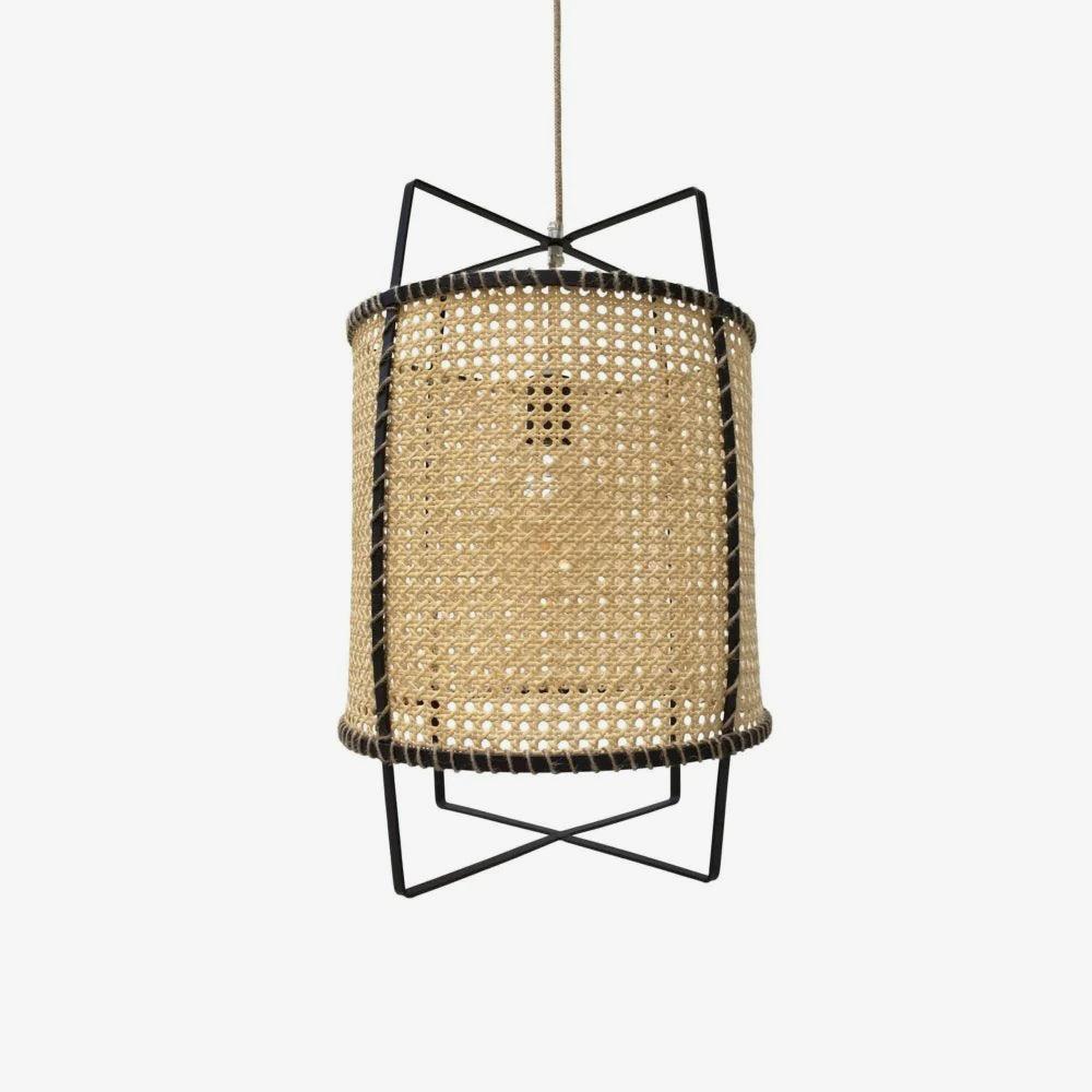 Pendant Light | Handwoven Rattan & Bamboo Shade | 40 cm Diameter