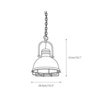 Pendant Light | Iron Body & Industrial Style | Ø 26.5 cm
