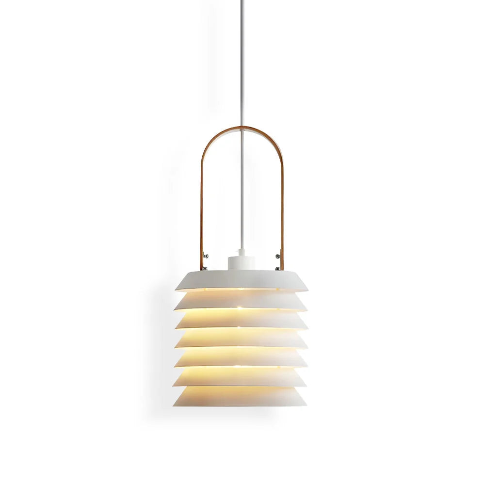 Pendant Light | Minimalist Lantern & Iron Body | Ø 20.5 cm