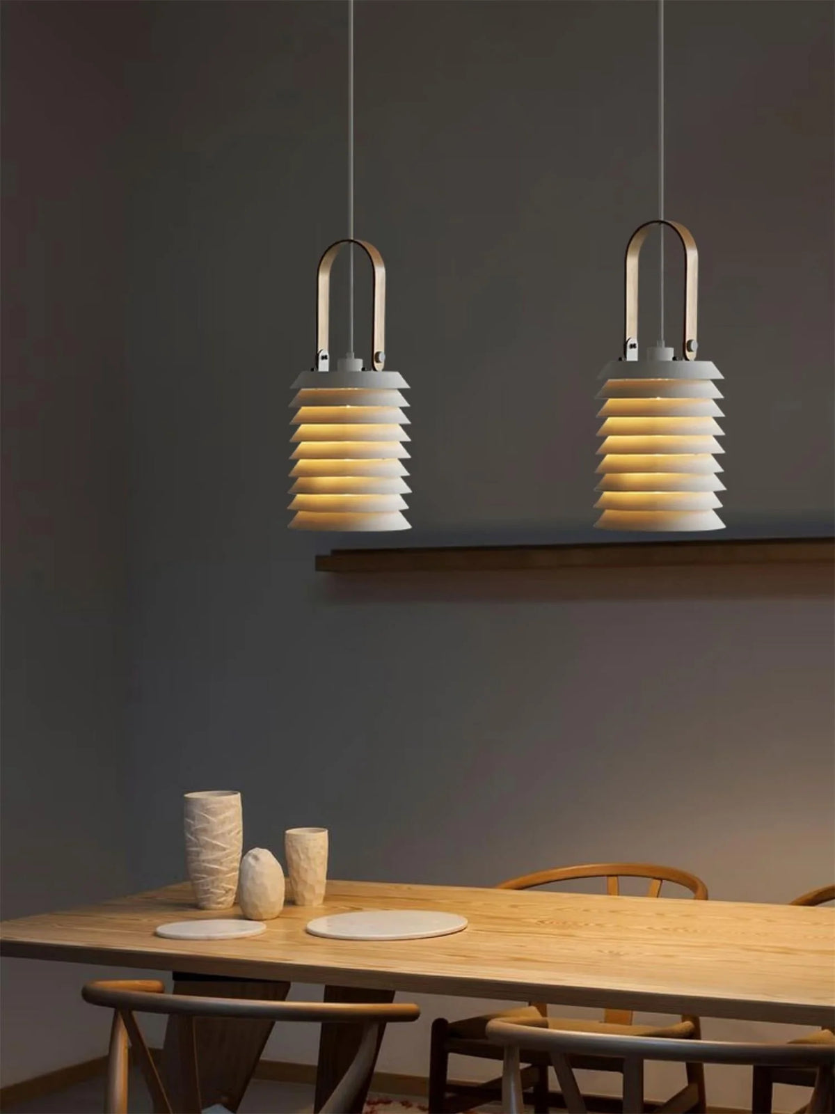 Pendant Light | Minimalist Lantern & Iron Body | Ø 20.5 cm