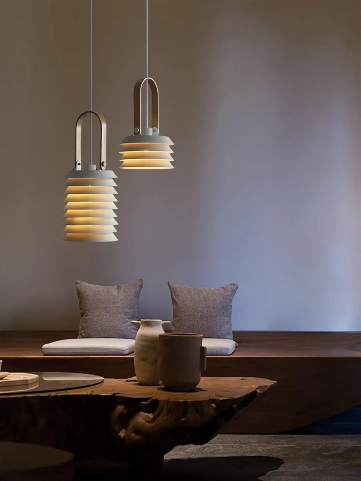 Pendant Light | Minimalist Lantern & Iron Body | Ø 20.5 cm