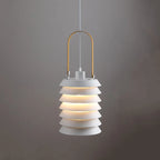 Pendant Light | Minimalist Lantern & Iron Body | Ø 20.5 cm