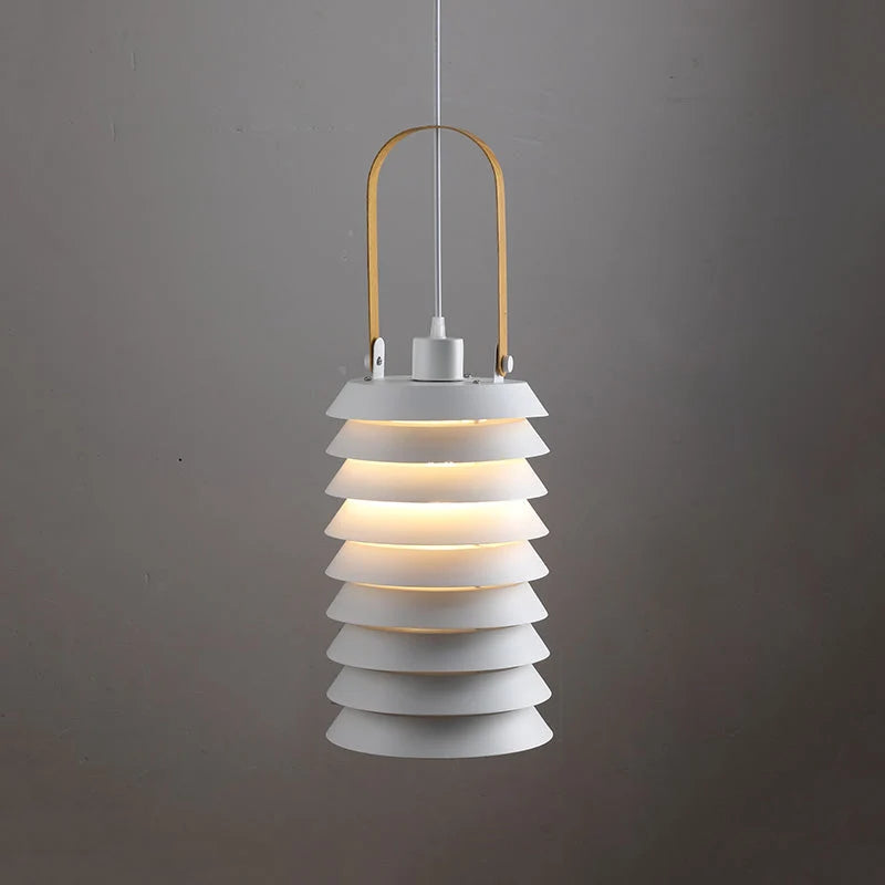 Pendant Light | Minimalist Lantern & Iron Body | Ø 20.5 cm