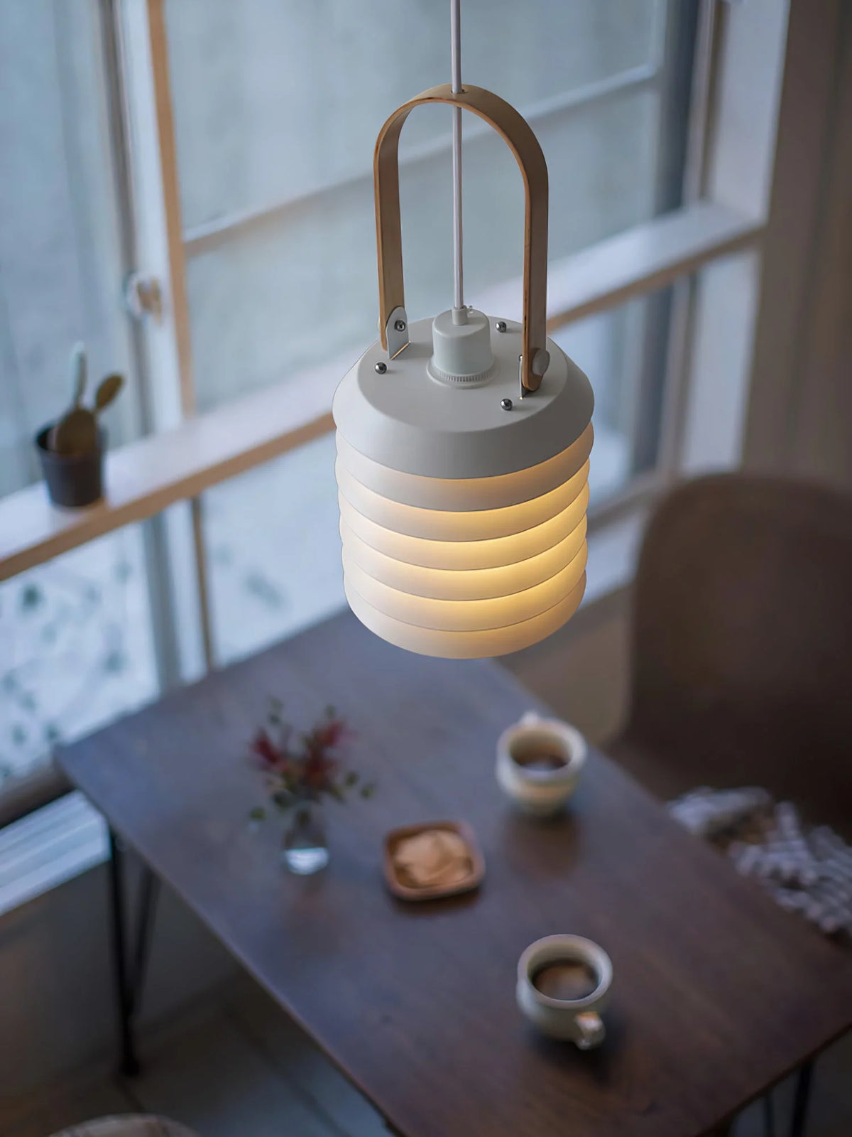 Pendant Light | Minimalist Lantern & Iron Body | Ø 20.5 cm