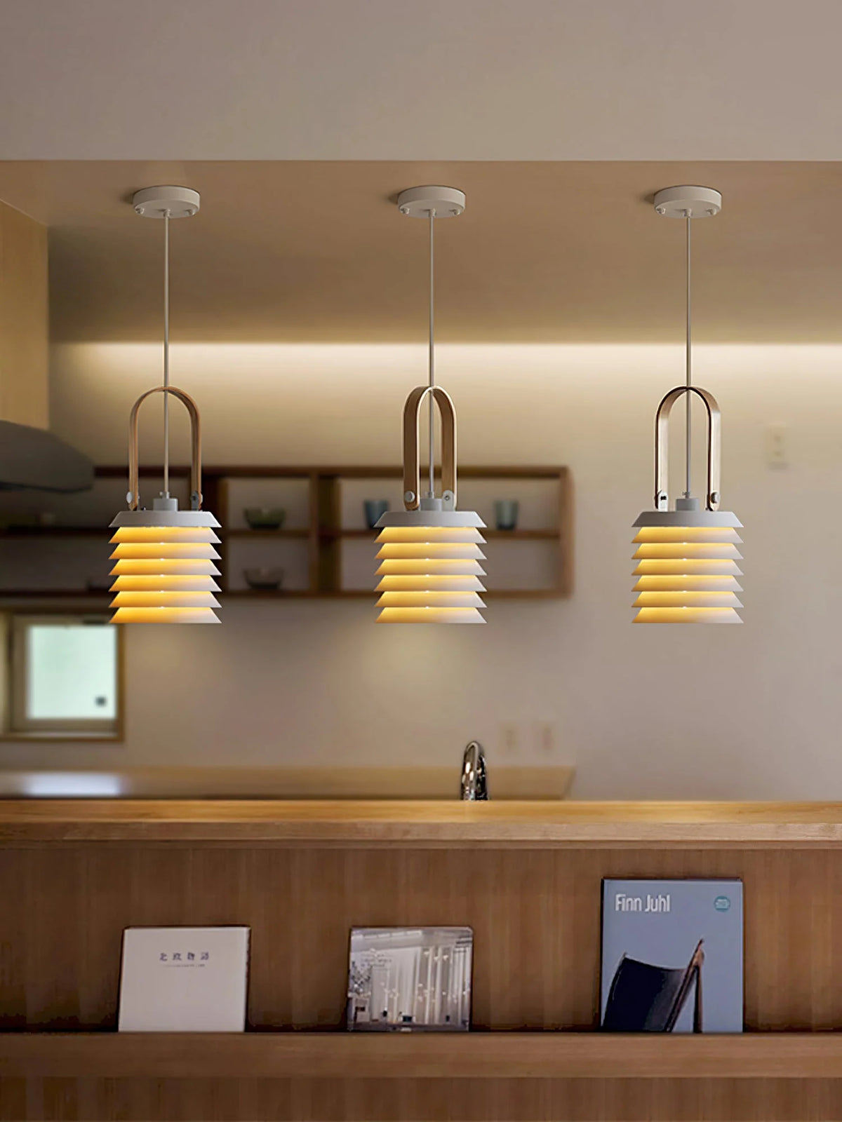Pendant Light | Minimalist Lantern & Iron Body | Ø 20.5 cm
