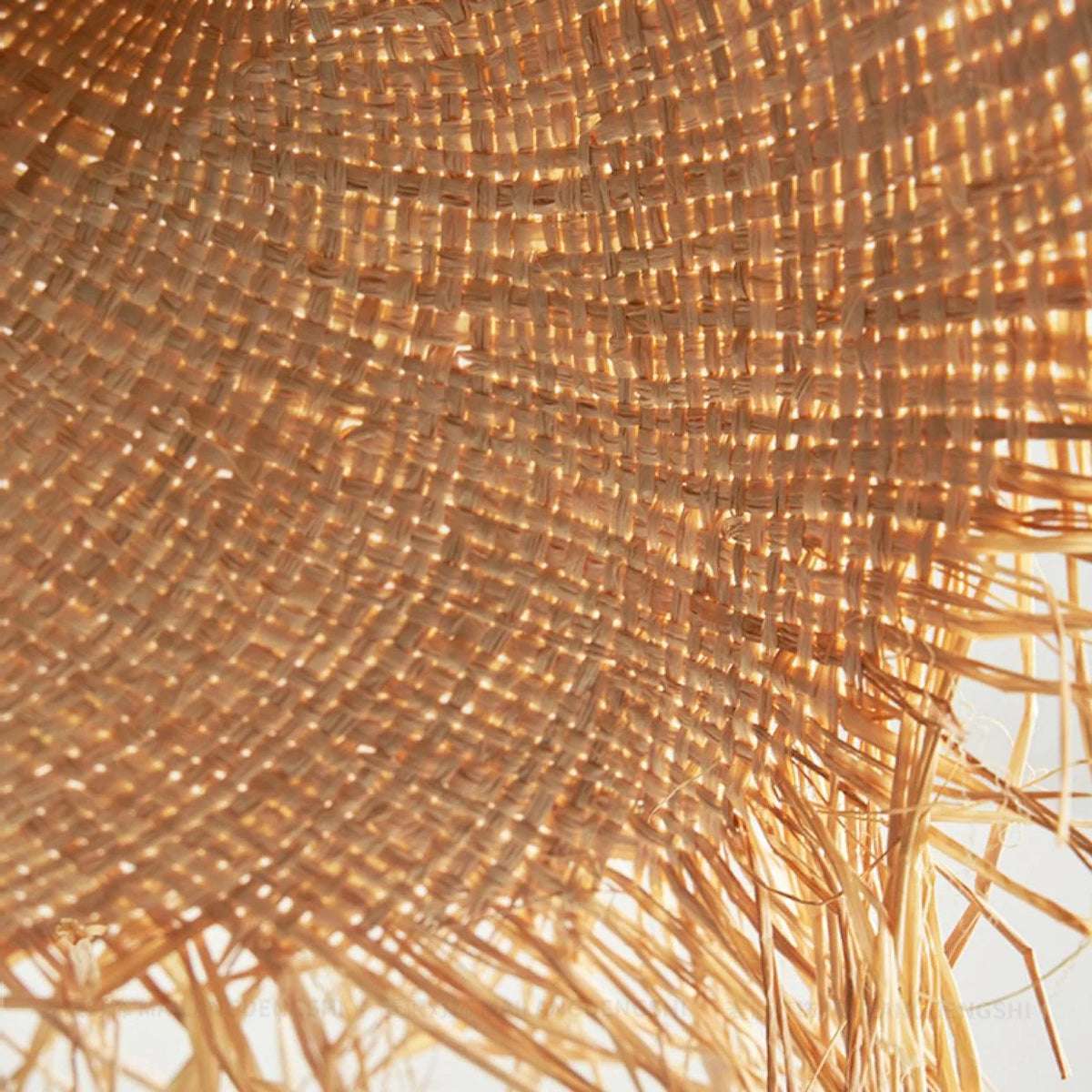 Pendant Light | Natural Rattan Shade & Adjustable Height | 150 cm Cable